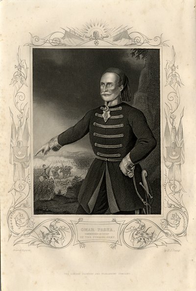 Porträt von Omar Pascha, 1856 von Daniel John Pound