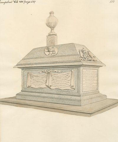 Nathaniel Lord Delamer und Henry und George Booth aus der Hampstead Kirche von Daniel Lysons