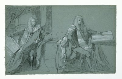 Studie für William Murray, Erster Earl of Mansfield, 1782-1783 von Daniel Mytens
