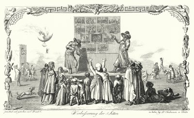 Moralische Verbesserung (Gravur) von Daniel Nikolaus (after) Chodowiecki