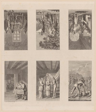 6 Blätter zur "Preußisch-Brandenburgischen Staatengeschichte" von Daniel Nikolaus Chodowiecki