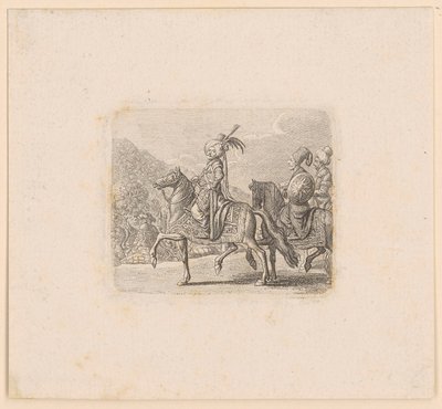 Ausmarsch der Türkischen Armee von Daniel Nikolaus Chodowiecki