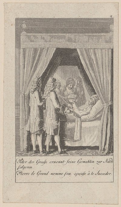 Blatt 2 der Folge „Mittlere und neuere Geschichte“ von Daniel Nikolaus Chodowiecki