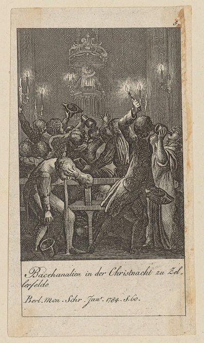 Blatt 5 der Folge "Modetorheiten" von Daniel Nikolaus Chodowiecki