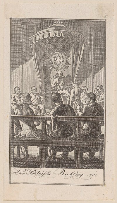 Blatt 6 der „Darstellungen aus der neuen Geschichte“ von Daniel Nikolaus Chodowiecki