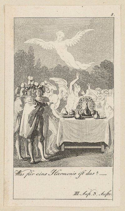 Blatt 8 zu Shakespeares "Sturm" von Daniel Nikolaus Chodowiecki