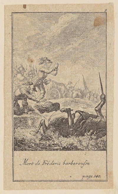 Blatt 9 zur „Histoire des Croisades“ von Joh. Christoph Mayer von Daniel Nikolaus Chodowiecki