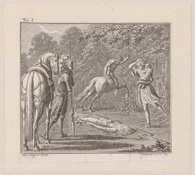 Blatt zu Wielands "Idris" von Daniel Nikolaus Chodowiecki