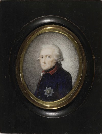 Friedrich II. von Preußen, um 1785 von Daniel Nikolaus Chodowiecki