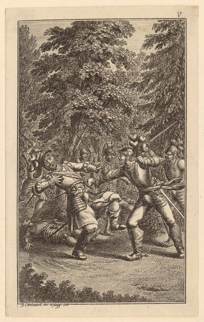 Gefecht von Daniel Nikolaus Chodowiecki