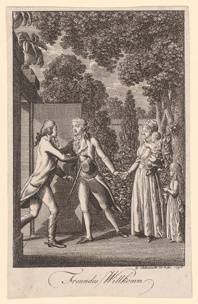 Glück der Freundschaft von Daniel Nikolaus Chodowiecki