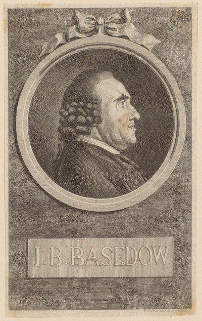 Porträt von Johannes Bernhard Basedow von Daniel Nikolaus Chodowiecki