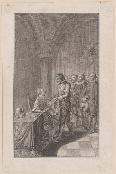 Protestantischen Stände Österreichs wollen der Conföderation beitreten von Daniel Nikolaus Chodowiecki