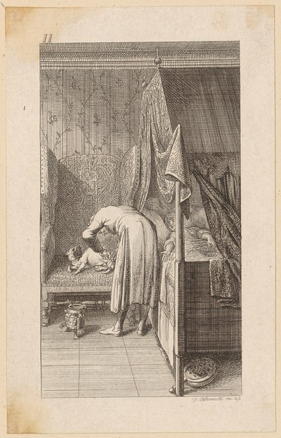 Seine zweite Frau von Daniel Nikolaus Chodowiecki