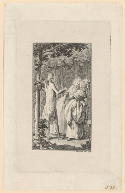 Titelkupfer zu Jean-Jacques Rousseaus "Heloise" von Daniel Nikolaus Chodowiecki