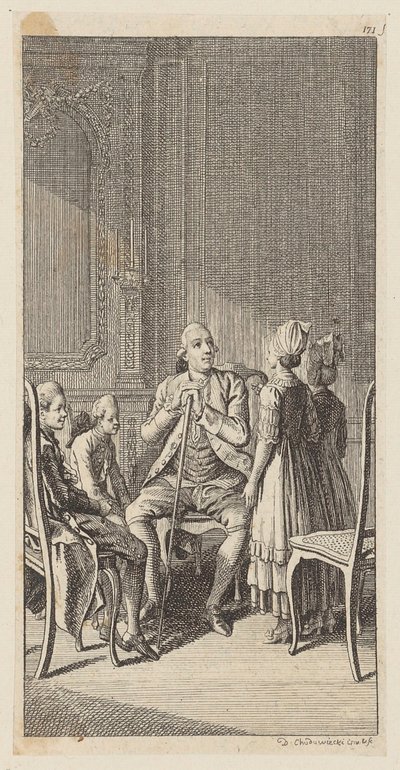 Titelkupfer zu Schummels "Kinderspielen" von Daniel Nikolaus Chodowiecki