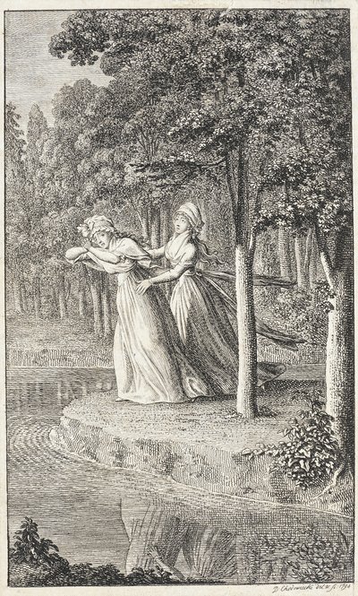 Titelblatt für „Monatliche Zeitschrift für Damen aus Leipzig für 1794“ von Daniel Nikolaus Chodowiecki