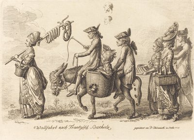 Wallfahrt nach Französisch Bucholz von Daniel Nikolaus Chodowiecki