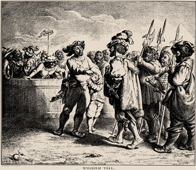 Wilhelm Tell, 1781 von Daniel Nikolaus Chodowiecki