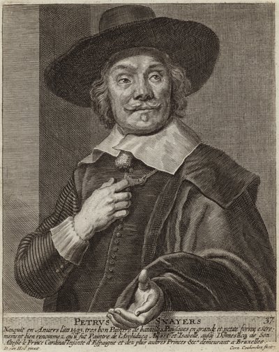 Porträt von Pieter Snayers von Daniel van Heil
