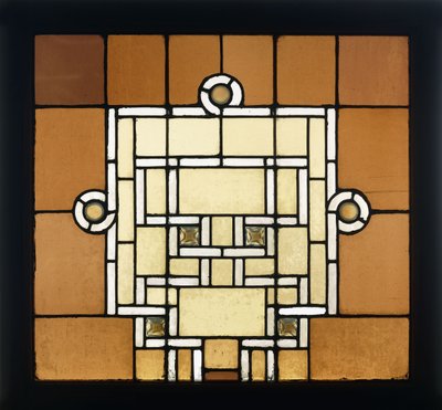 Ein bleiverglastes Fenster für das Chicago Auditorium, ca. 1886-1889 von Dankmar Adler