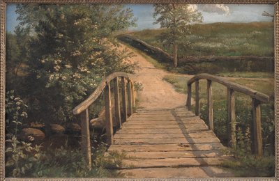 Brücke über einen Bach in Assens, Fünen von Dankvart Dreyer