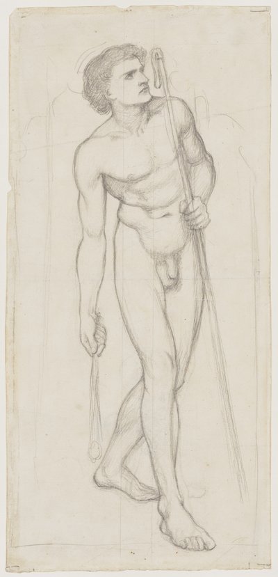 Studie für Altarbild von Dante Gabriel Charles Rossetti