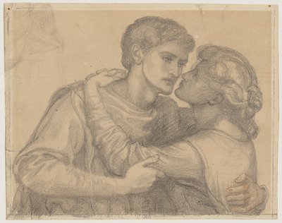 Die Liebenden von Dante Gabriel Charles Rossetti
