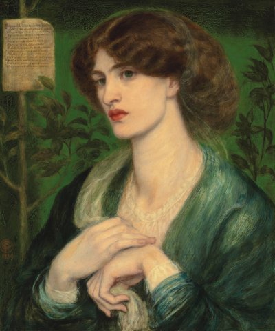 Die Begrüßung von Beatrice, 1869 von Dante Gabriel Charles Rossetti