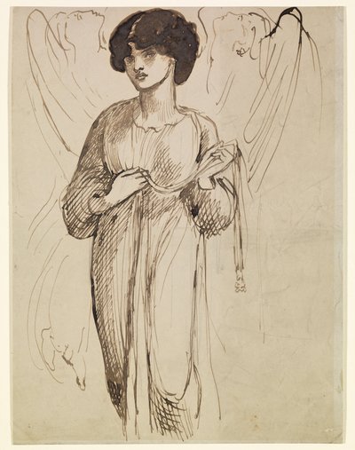 Astarte Syriaca - Figurenstudie von Dante Gabriel Rossetti