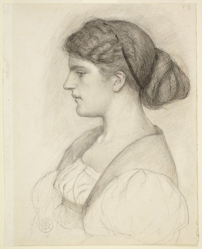 Profilbüste von Fanny Cornforth von Dante Gabriel Rossetti