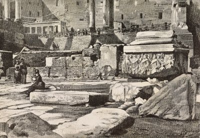 Plattformen im Forum Romanum, Rom, Italien von Dante Paolocci