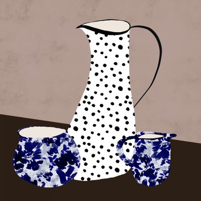 Punkte und Blumen von Danushka Abeygoda