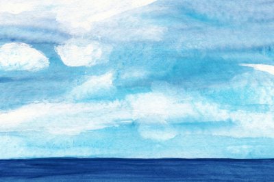 Gelassene blaue Meereslandschaft von Danushka Abeygoda