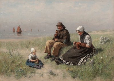 Am Strand in Scheveningen von David Adolph Constant Artz