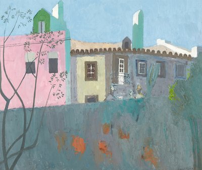 Gespräch in einem Portugiesischen Dorf, ca. 1961-67 von David Alan Redpath Michie