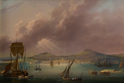 Dundee vom Fluss aus, ca. 1835 von David Angelo Andrews