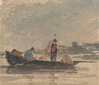 Fischer ziehen ein Netz von David Cox