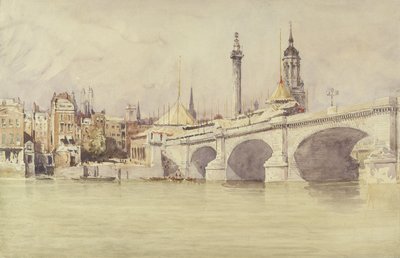 London Bridge, 1831 von David Cox