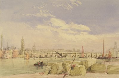 London Bridge, ca. 1828-30 von David Cox