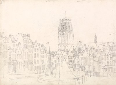 Rotterdam: Die Kirche St. Laurentius von David Cox