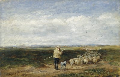 Der Hirte, Rückkehr der Herde von David Cox