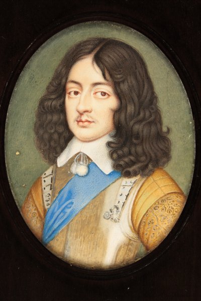 Karl II. als junger Mann von David Des Granges