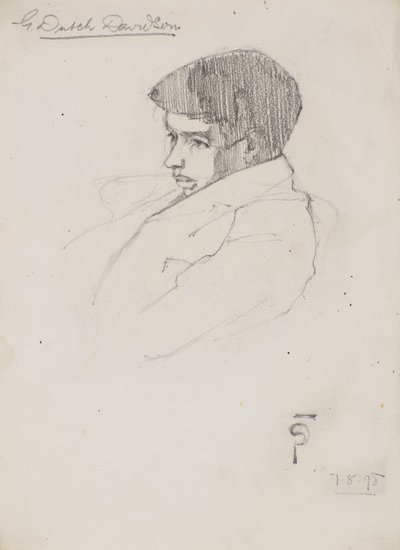 Porträt von George Dutch Davidson von David Foggie