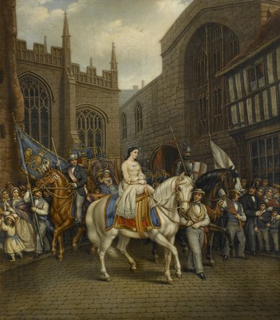 Lady Godiva Prozession, Coventry, 1867 von David Gee