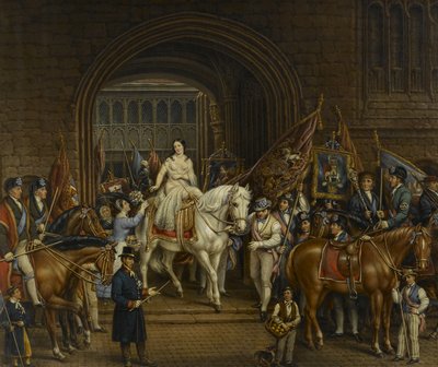 Lady Godiva Prozession von 1829, 1867 von David Gee