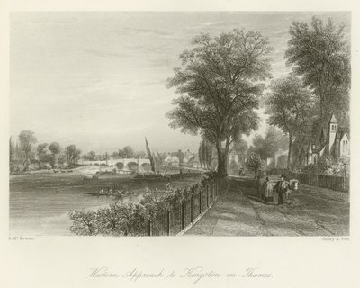Westlicher Zugang zu Kingston-upon-Thames von David Hall McKewan