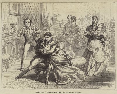 Szene aus Partners for Life, im Globe Theatre von David Henry Friston