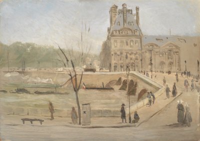 Pont Royal in Paris. Skizze von David Jacobsen