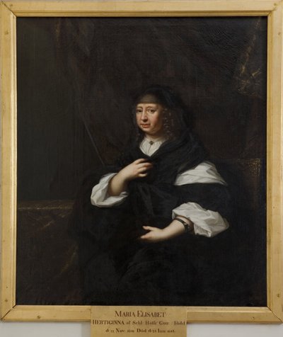 Maria Elisabet, 1610-1684, Prinzessin von Sachsen, Herzogin von Holstein-Gottorp von David Klöcker Ehrenstrahl